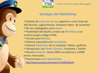 Presentación MailChimp | PPTX