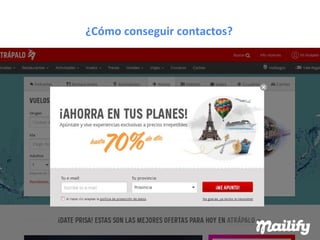 Mailify como convertir tráfico en compradores - Primeraventa.com 