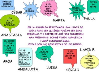 PARECEN                                                             ESTÁN
  CHICOS                        A LO            ...