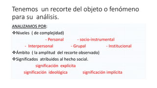 Rol docente- Análisis didáctico multirreferenciado según Marta Souto
