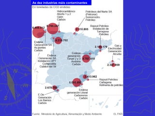 As dez industrias máis contaminantes
 