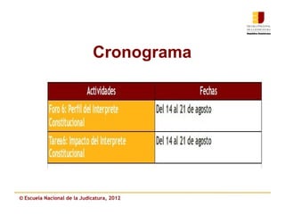 Cronograma




© Escuela Nacional de la Judicatura, 2012
 