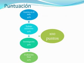 Puntuación