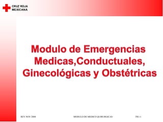 REV NOV 2008 MODULO DE MEDICO QUIRURGICAS TR1-1 