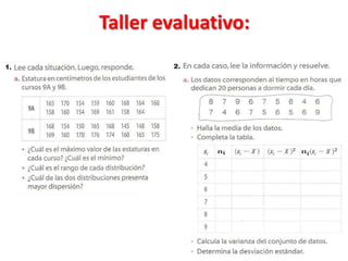 Taller evaluativo:
 