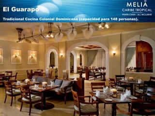 El Guarapo
Tradicional Cocina Colonial Dominicana (capacidad para 148 personas).
 