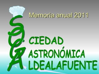 Memoria anual 2011 