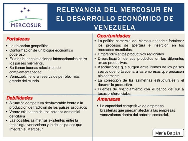 Presentación Mercosur