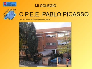 MI COLEGIO

Av. de Castilla 29 Alcalá de Henares 28804

 