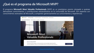 El camino a convertirse en Microsoft MVP | PPTX