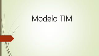 Modelo TIM
 