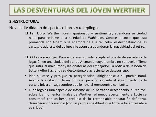 Las desventuras del joven Werther
