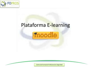 Plataforma E-learning 