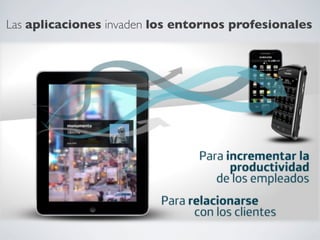 Las aplicaciones invaden los entornos profesionales	

 