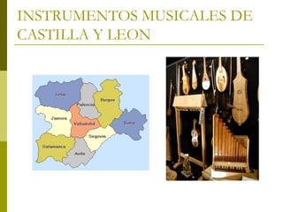 INSTRUMENTOS MUSICALES DE 
CASTILLA Y LEON 
 