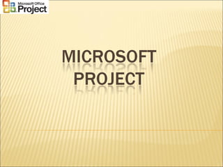 Presentación MS Project