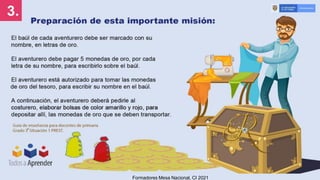 Formadores Mesa Nacional, CI 2021
 