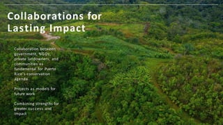 Para La Naturaleza - Monday Conservation Forum