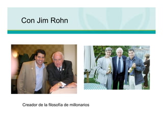 Con Jim Rohn




Creador de la filosofía de millonarios
 