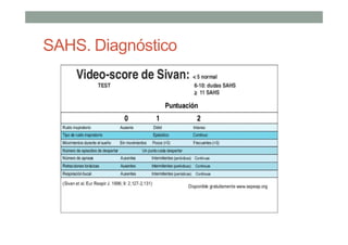 SAHS. Diagnóstico
 