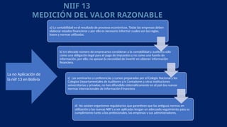 Valor Razonable MEDICIÓN DEL VALOR RAZONABLE Presentación NIIF 13 V2.pptx