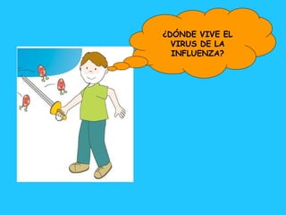 ¿DÓNDE VIVE EL VIRUS DE LA INFLUENZA? 