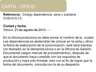 CARTA - OFICIO
 