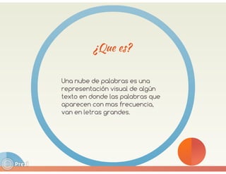 Presentación Nube de Palabras