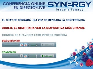 Presentación de Synergy Worldwide en español