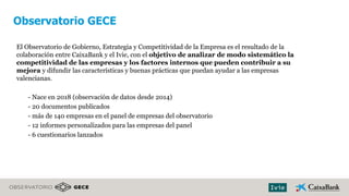 Observatorio GECE
El Observatorio de Gobierno, Estrategia y Competitividad de la Empresa es el resultado de la
colaboració...