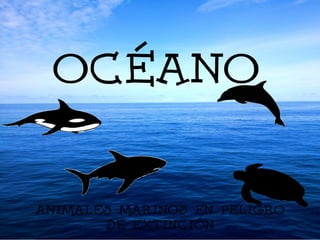 Océano


Animales marinos en peligro
       de extinción
 