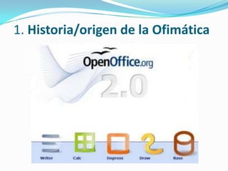 1. Historia/origen de la Ofimática