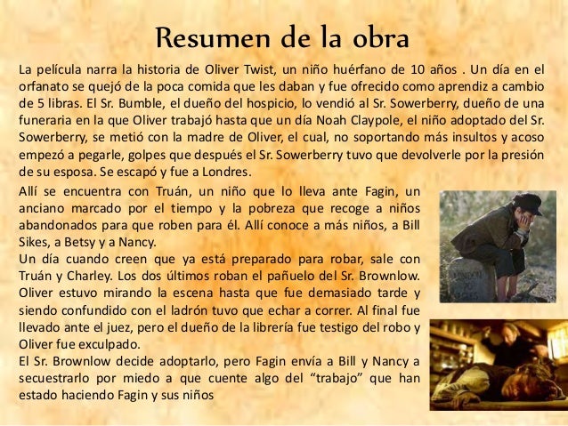 Presentación oliver twist