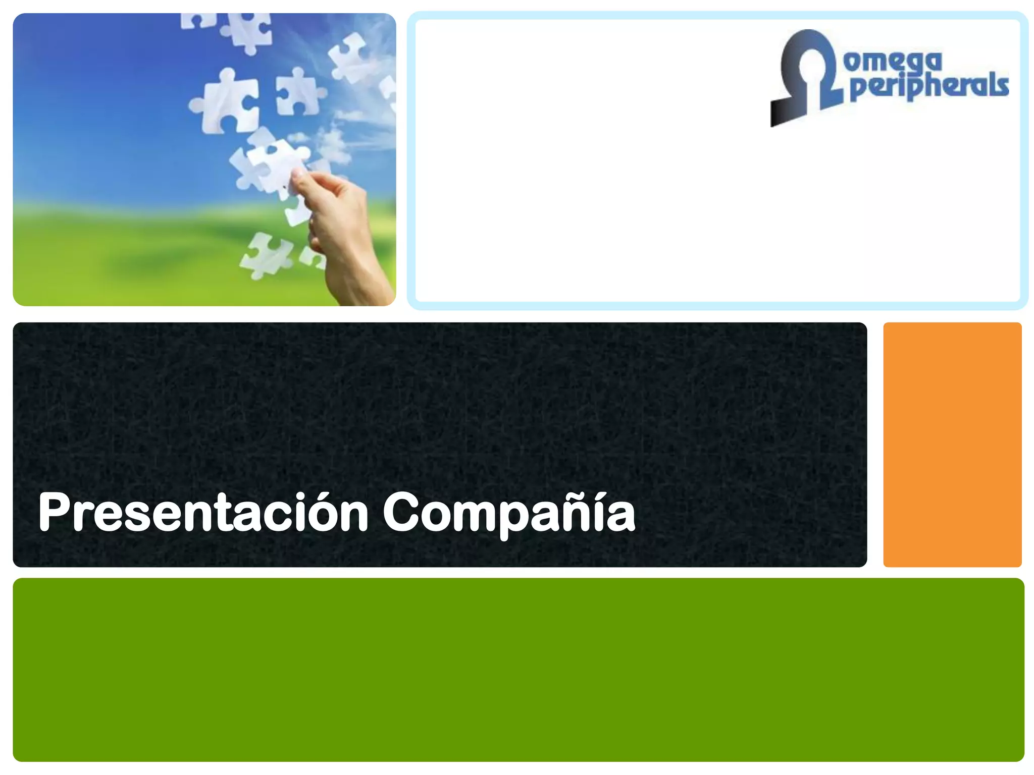 Presentación Compañía
 