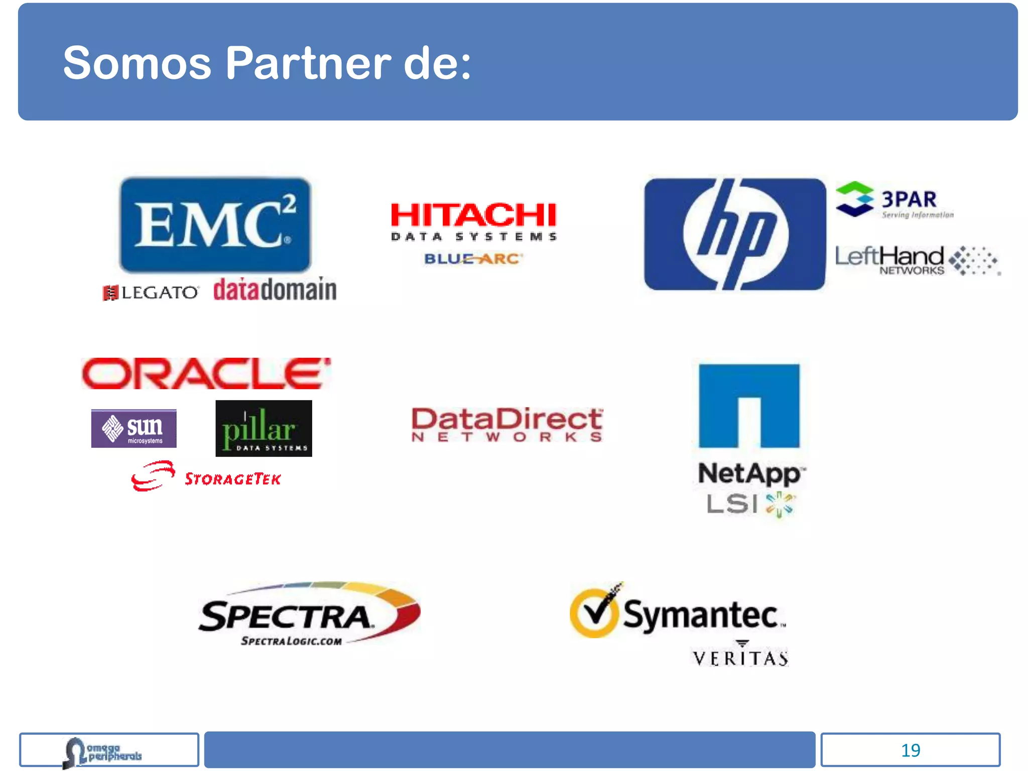 Somos Partner de:




                    19
 