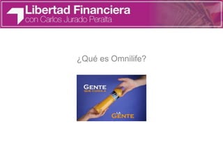 ¿Qué es Omnilife?
 
