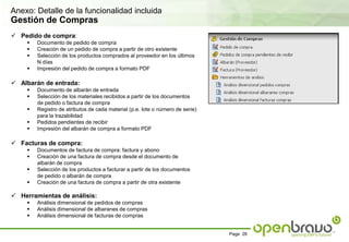  Movimiento de materiales entre almacenesGestión Financiera: Gestión de cobros y pagos pendientes.