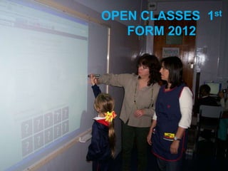 OPEN CLASSES 1st
   FORM 2012
 