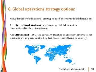 2.6 & 2.7 & 2.8 Operations Strategy and Competitiveness | PPTX