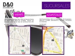 Presentación Optica D&O |  D&O Optical Shop - Lentes - Lenses - Crizal - Transitions - Carl Zeiss - Teflon - Photofusion - Essilor - Antireflejante - Fotosensible - Examen Vista - Opticos - Amalia Watkins - Optica DF