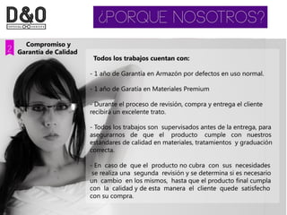 Presentación Optica D&O |  D&O Optical Shop - Lentes - Lenses - Crizal - Transitions - Carl Zeiss - Teflon - Photofusion - Essilor - Antireflejante - Fotosensible - Examen Vista - Opticos - Amalia Watkins - Optica DF