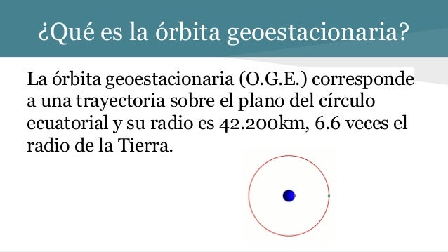 Resultado de imagen de orbita geoestacionaria