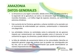 OTCA - Sistema de Vigilancia de Salud Ambiental en la Región Amazónica ...