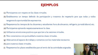 Elaboración y Reflexión sobre Normas de Convivencia en el Aula para ...