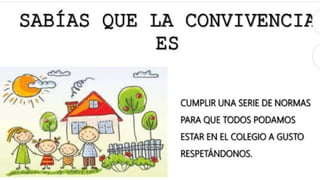 Elaboración y Reflexión sobre Normas de Convivencia en el Aula para ...