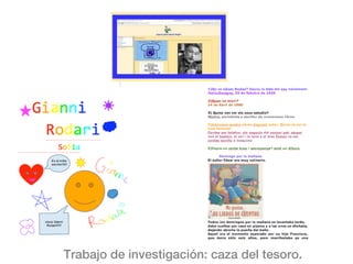 Trabajo de investigación: caza del tesoro.
 