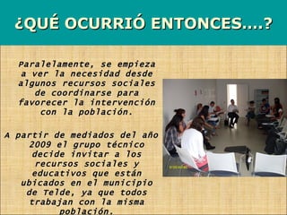 Recorrido historia coordinadora