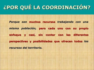 Recorrido historia coordinadora