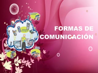 FORMAS DE COMUNICACIÓN 
