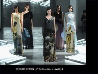 RODARTE RODARTE &PREEN . NY Fashion Week AW2014
 